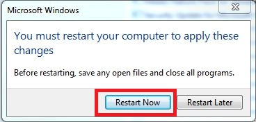 Restart Button